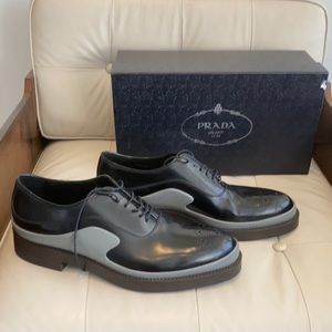 Prada black and grey shoes. NWT Size 11